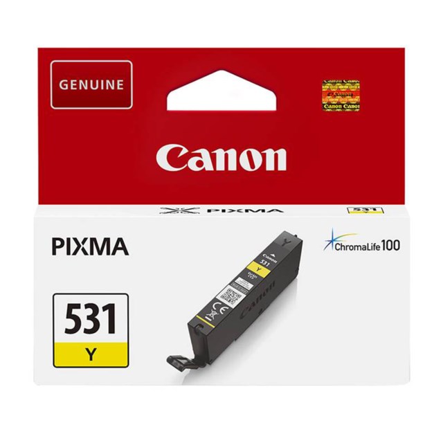 Ink-Jet Canon CLI-531 gul - 1