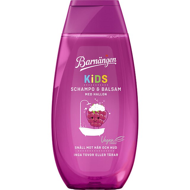Barnängen Kids Schampo & Balsam Hallon 250 ml - 1