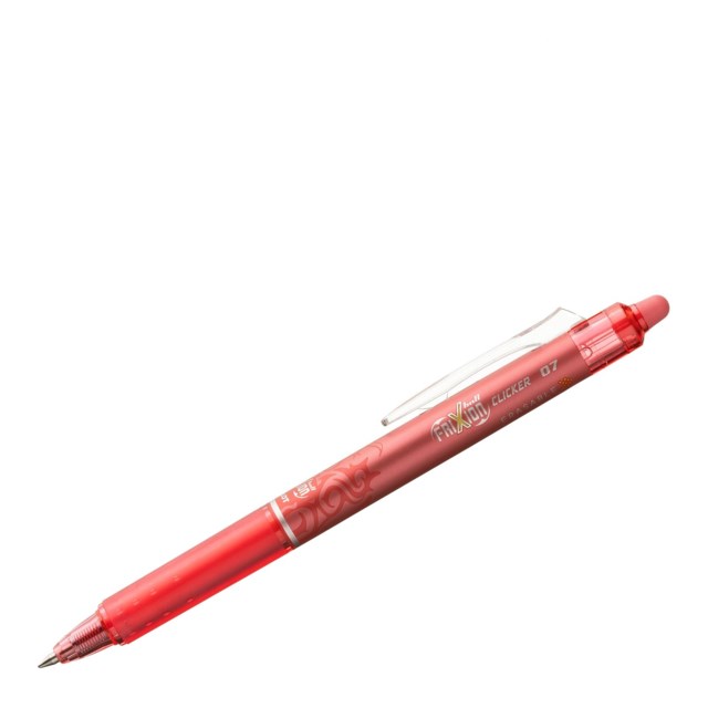 Kulpenna Pilot Frixion Clicker Raderbar, coral pink, 0,7 mm - 0,7mm - 1