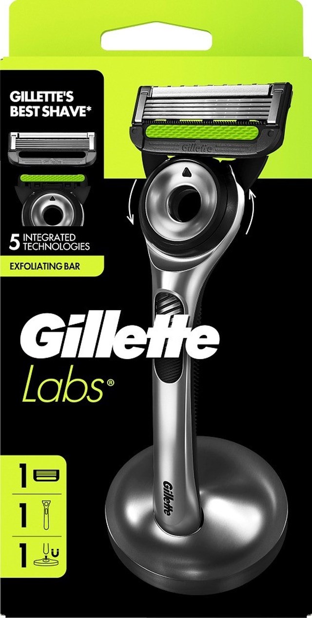 Gillette Labs Rakhyvel med exfolierande platta - 1
