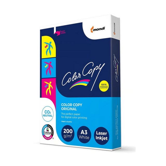 Kopieringspapper Color Copy A3 200g, vit, 250 ark - A3 - 1