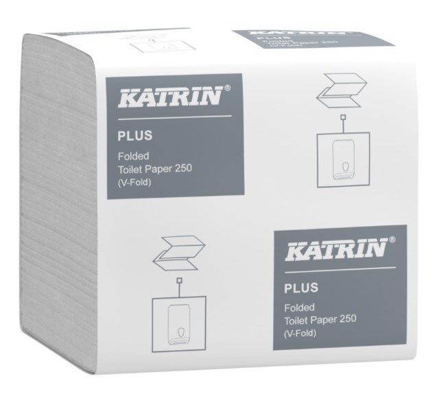Toalettpapper Katrin Plus Bulk 2-lag vitt 40x250/fp - 1