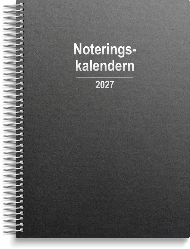 Almanacka Burde Noteringskalendern refill - 1
