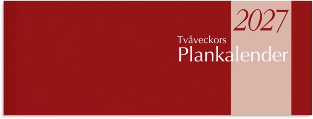 Almanacka Burde Tvåveckors Plankalender - 1