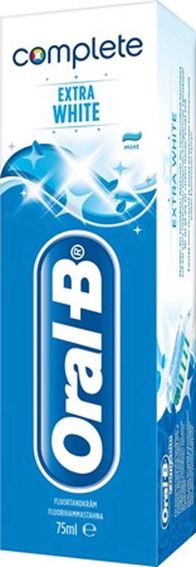 Oral-B Tandkräm Complete Extra Vit 75ml - 1