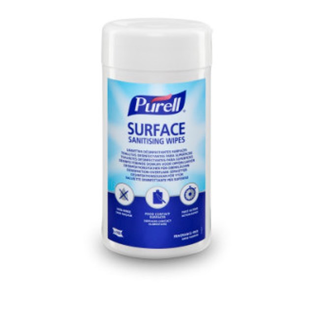Ytdesinfektion Purell Våtdukar 100st/fp - 1
