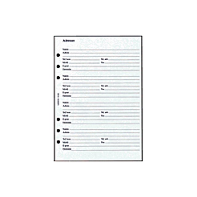 Refill Filofax Personal Adresser neutrala - Personal - 1