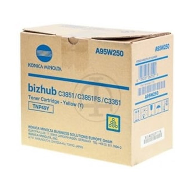 Bizhub C 3851 TNP49Y Toner yellow 12k - 1