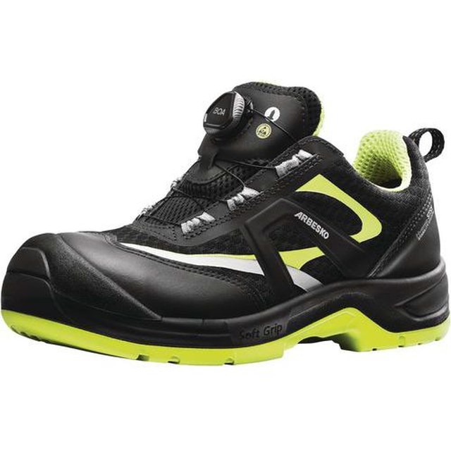 Skyddssko Arbesko Umeå 939 S1P svart/lime - STL 35 - 1