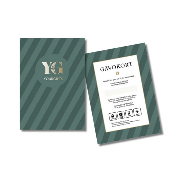 Gåvokort YourGifts - 800 kr - 1