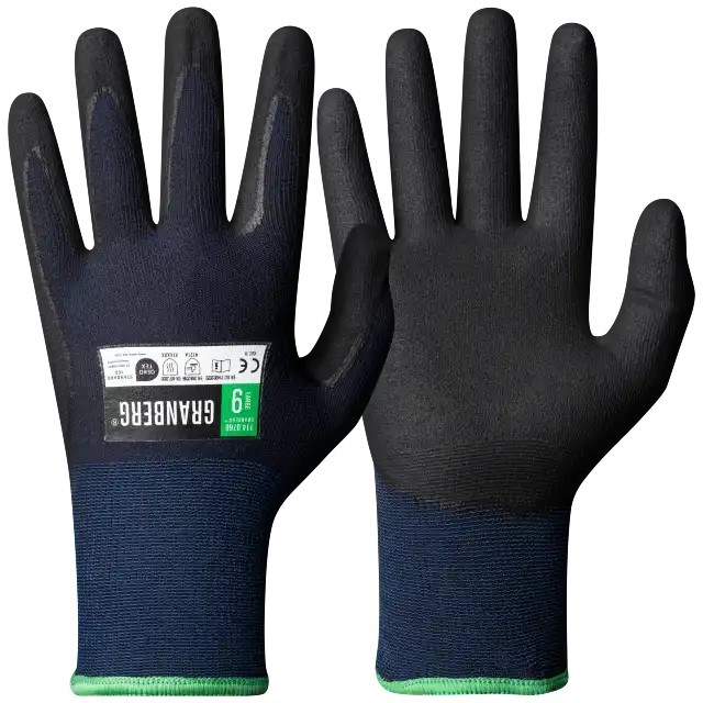 Monteringshandske Granberg Powerfit nylon/nitril - A5 - 1