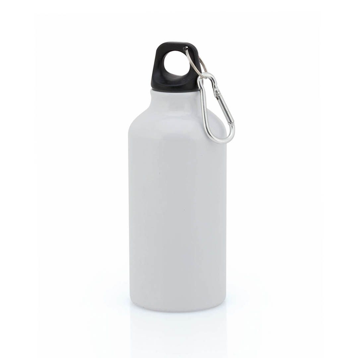 Vattenflaska aluminium Mento 400ml vit - 400ml - 1