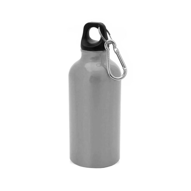 Vattenflaska aluminium Mento 400ml silver - 400ml - 1