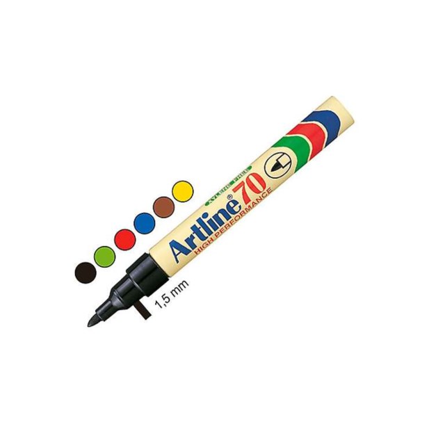 Märkpenna Artline 70 gul - 1,5mm - 1