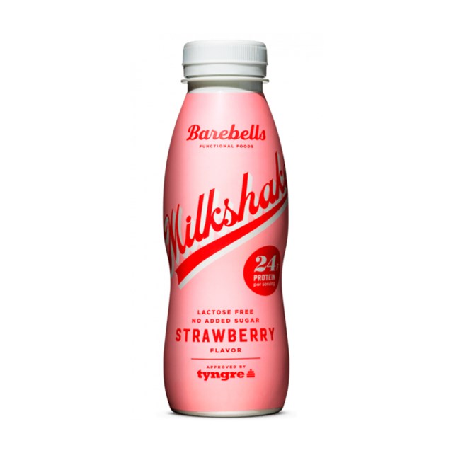 Milkshake Barebells Strawberry 8st/platta - 330ml - 1