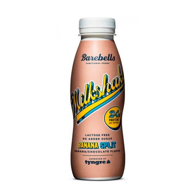 Milkshake Barebells Bananasplit 8st/platta - 330ml - 1