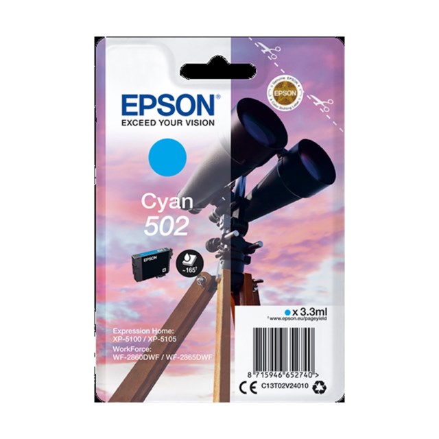 T502 Cyan Ink Cartdridge - 1