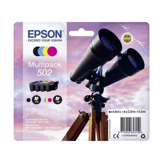 T502 Multipack 4-colours Ink - 1