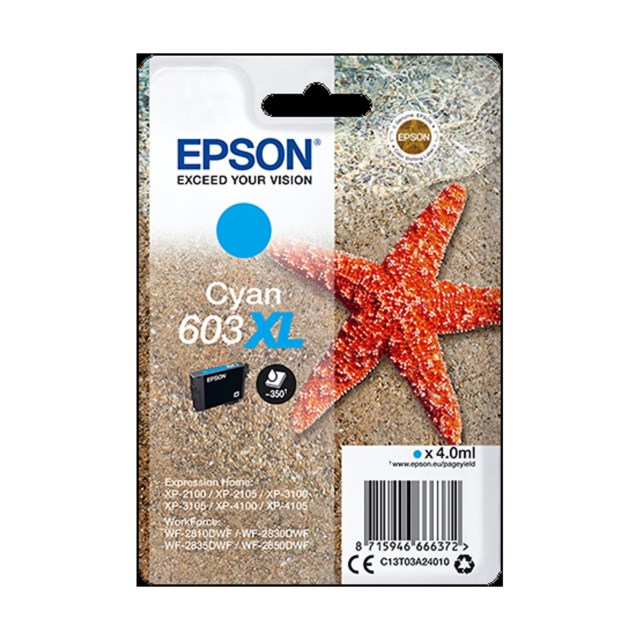 Ink-Jet Epson 603XL cyan - 1
