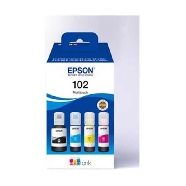 Ink-Jet Epson T102 Eco Tank Multipack 4-färg - 1