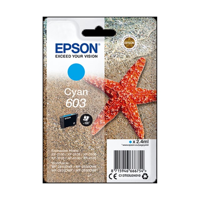 Ink-Jet Epson T03U 603 cyan - 1