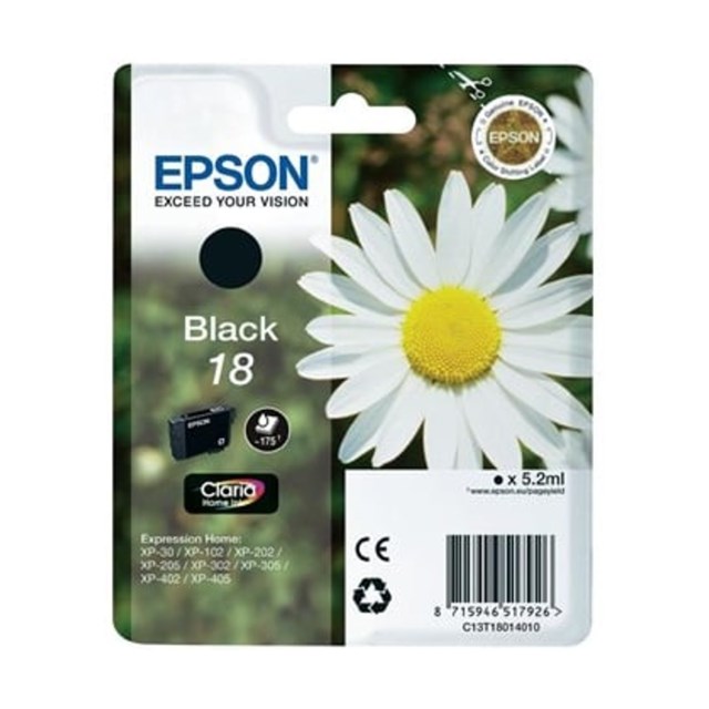Ink-Jet-Epson T1801 svart - 1