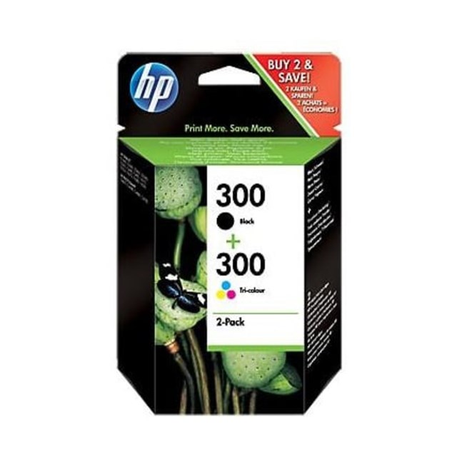 Ink-Jet HP No300 svart+trefärg - 1