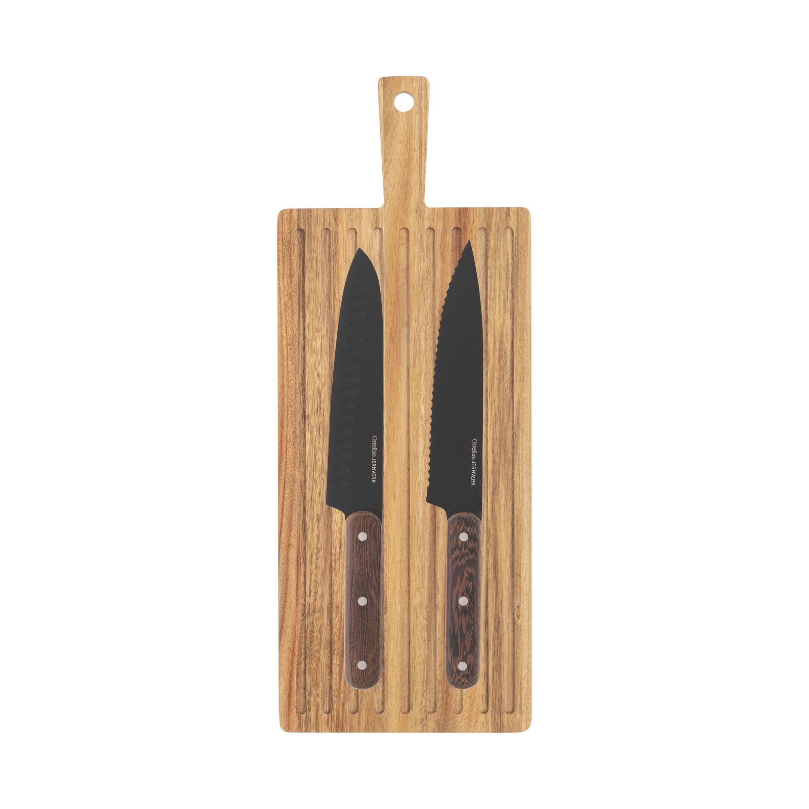 Blacksmith knivar 2-pack med skärbräda - Julklappar till anställda – Företagets julgåvor till personal och kunder - Kök & Bak