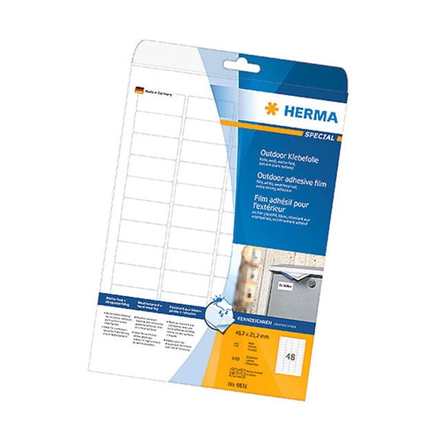 Etikett Herma Special utomhus 210x297mm 50st/fp - A4 - 1
