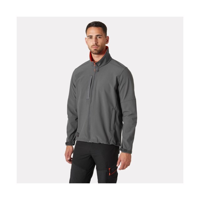 Softshelljacka Helly Hansen Kensington herr mörkgrå stl L - L - 1