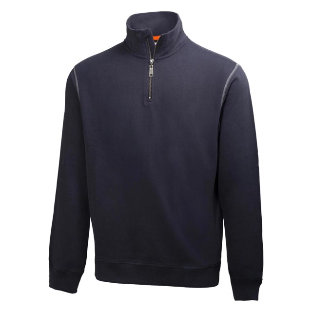 Sweatshirt HH Oxford HalfZip marin stl S - S - 1