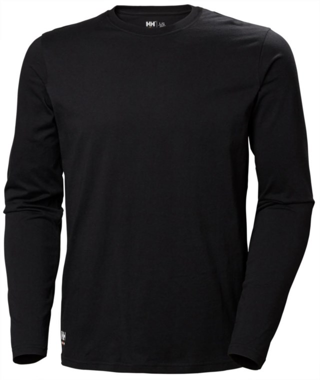 T-shirt långärmad Helly Hansen Classic svart stl M - M - 1