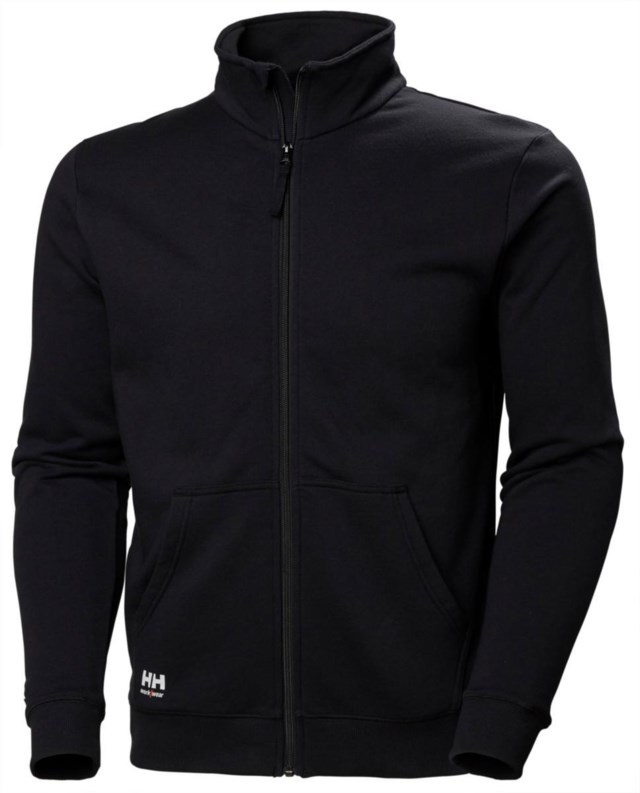 Sweatshirt Helly Hansen Manchester med zip svart stl XS - XS - 1