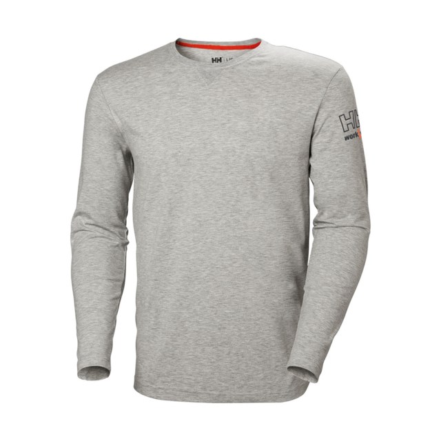 T-shirt långärmad Helly Hansen Kensington herr grå stl S - S - 1