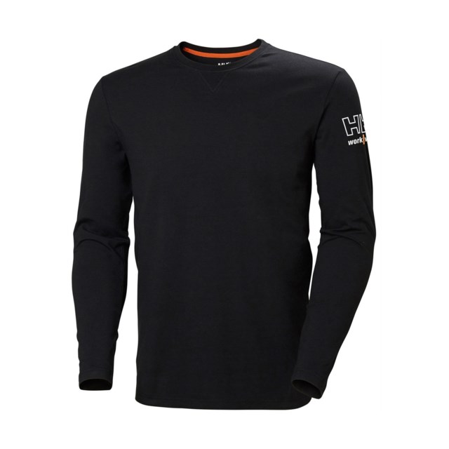 T-shirt långärmad Helly Hansen Kensington herr svart stl S - S - 1