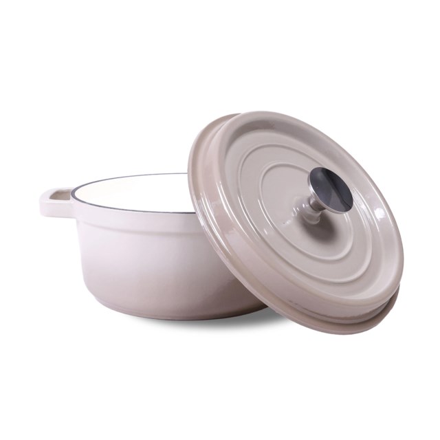 Gjutjärnsgryta Miksayo Yokama - Greige - 1