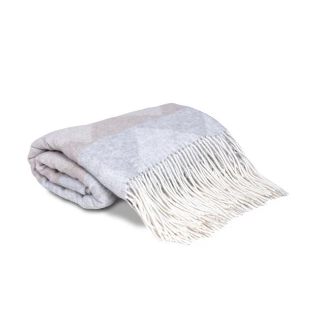 Pläd Jolie Cashmeremix – Fiskben Beige& Grå tillv. i Ukraina - 1