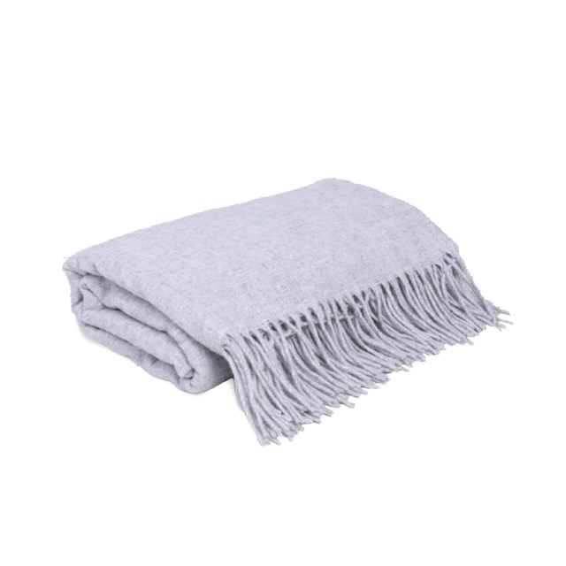 Pläd Jolie Cashmeremix – Ljusgrå, tillv. i Ukraina - 1