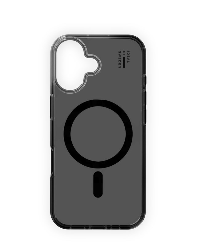 Mobilskal MagSafe iPhone 16 genomskinlig tinted svart - iPhone 16 - 1