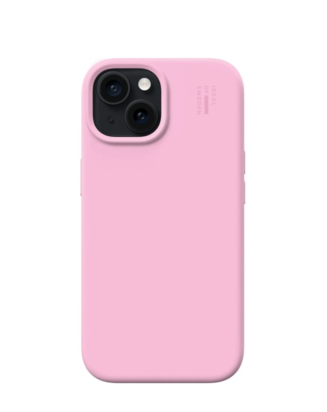 Mobilskal MagSafe iPhone 13/14/15 silikon bubblegum rosa - iPhone 13/14/15 - 1