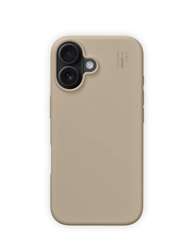 Mobilskal MagSafe iPhone 16 silikon beige - iPhone 16 - 1