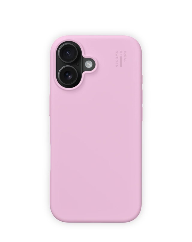 Mobilskal MagSafe iPhone 16 silikon bubblegum rosa - iPhone 16 - 1