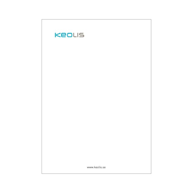 Keolis Block A6, 50-Blads, 10 Block/Fp - A6 - 1