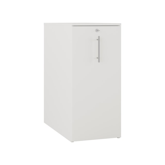 Utdragsskåp Milano 400x800x1200 Vit Laminat - 400x800x1200mm - 1