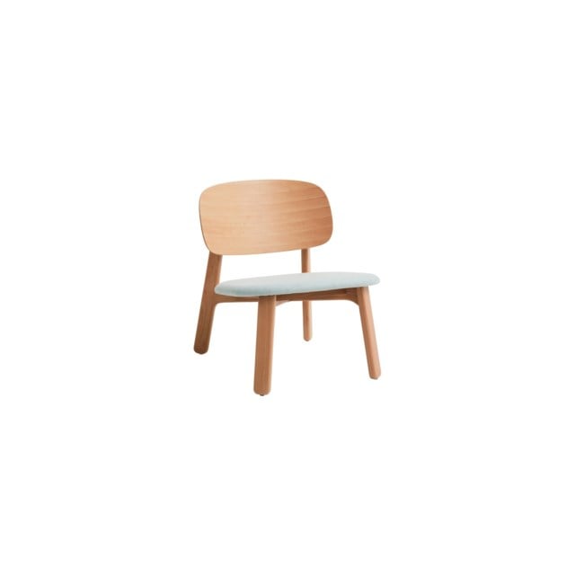 Verona Loungefåtölj Mint/Ljus bok - 680x550x630mm - 1