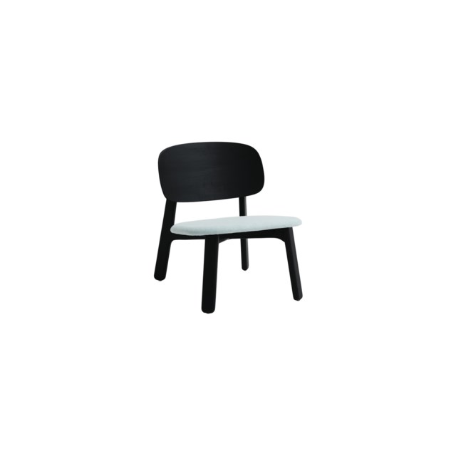 Verona Loungefåtölj Mint/Svartbetsat trä - 680x550x630mm - 1