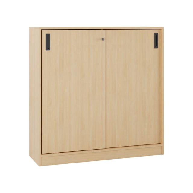 Skjutdörrskåp Milano 1200x1200 Ljus Eklaminat - 1200x1200x400mm - 1