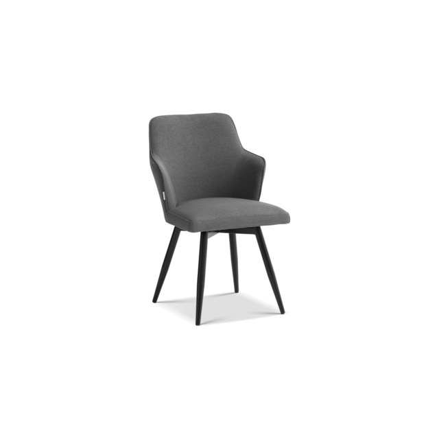 Konferensstol Montreal Snurrfunktion Ellie Kaffe+Svart - 830x510x540mm - 1