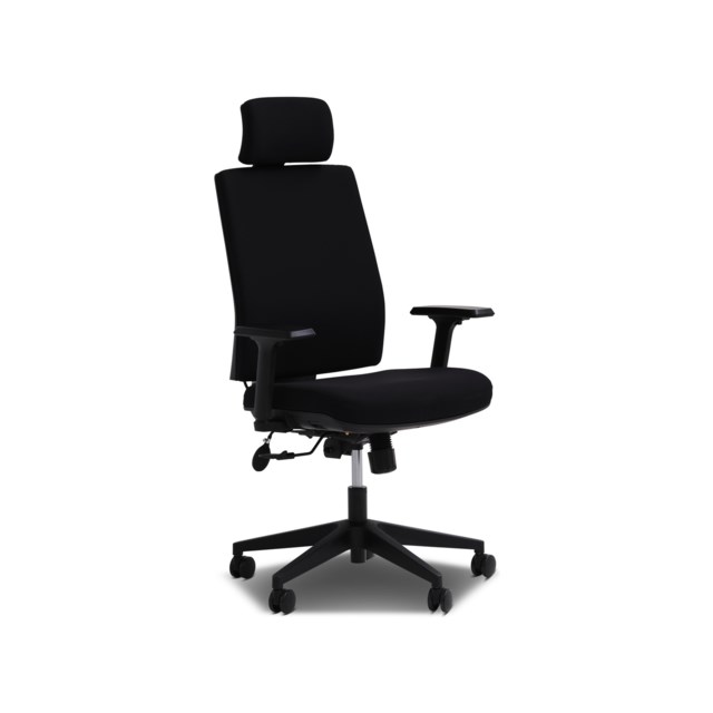Konferensstol Adenau Nack, Arm- och Svankstöd - 1170/1300x650x720mm - 1