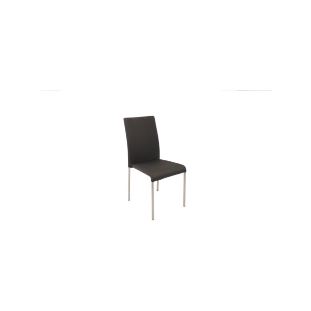 Konferensstol Santiago Helklädd Antracit+Silvergrå - 900x410x510mm - 1